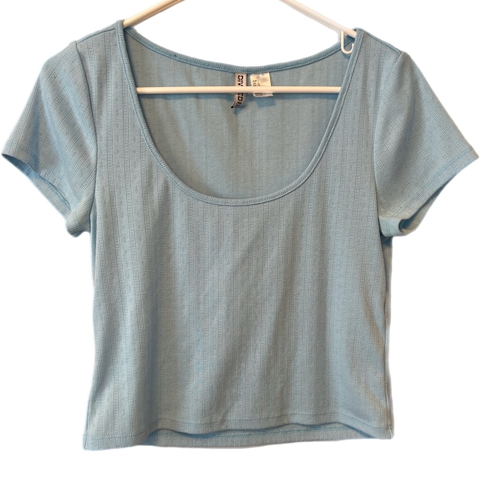 H&M Blue Women's crop Top
